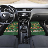 Merry Kiss My Texas Christmas Car Mats Xmas Holiday Patterns - Wonder Print Shop