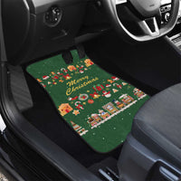 Merry Kiss My Texas Christmas Car Mats Xmas Holiday Patterns - Wonder Print Shop
