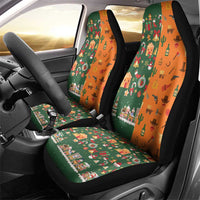 Merry Kiss My Texas Christmas Car Seat Cover Xmas Holiday Patterns - Wonder Print Shop