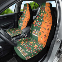 Merry Kiss My Texas Christmas Car Seat Cover Xmas Holiday Patterns - Wonder Print Shop