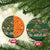 Merry Kiss My Texas Christmas Ceramic Ornament Xmas Holiday Patterns - Wonder Print Shop