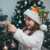 Merry Kiss My Texas Christmas Santa Hat Xmas Holiday Patterns - Wonder Print Shop