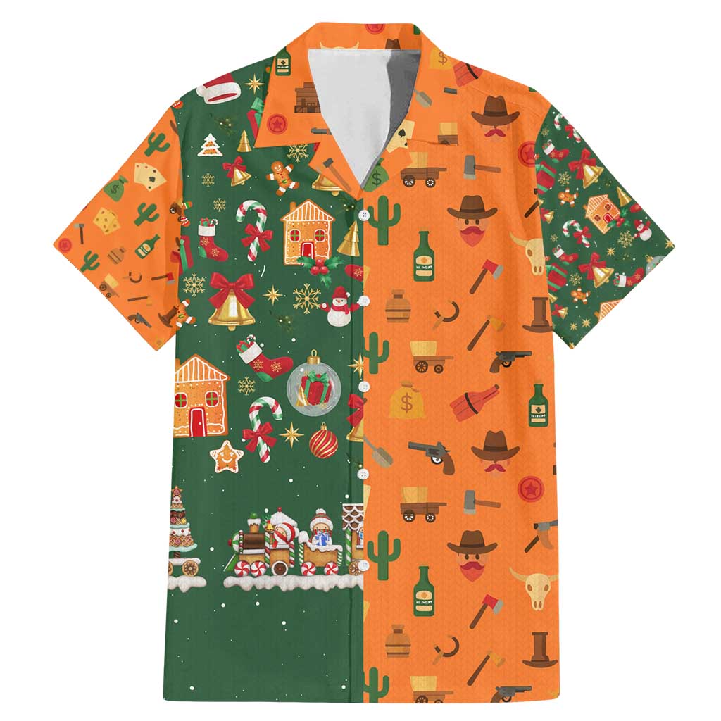 Merry Kiss My Texas Christmas Family Matching Mermaid Dress and Hawaiian Shirt Xmas Holiday Patterns - Wonder Print Shop