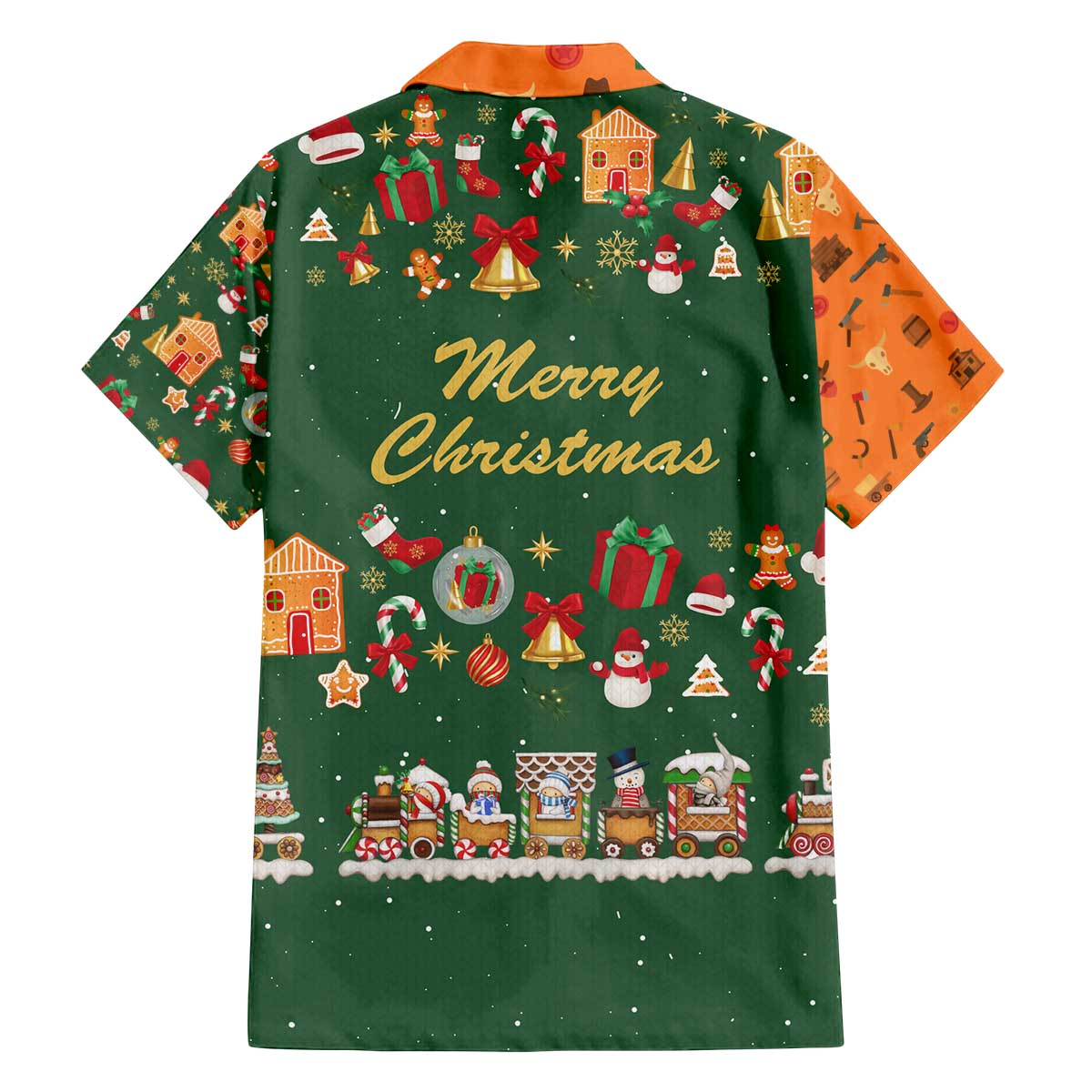 Merry Kiss My Texas Christmas Family Matching Off The Shoulder Long Sleeve Dress and Hawaiian Shirt Xmas Holiday Patterns - Wonder Print Shop