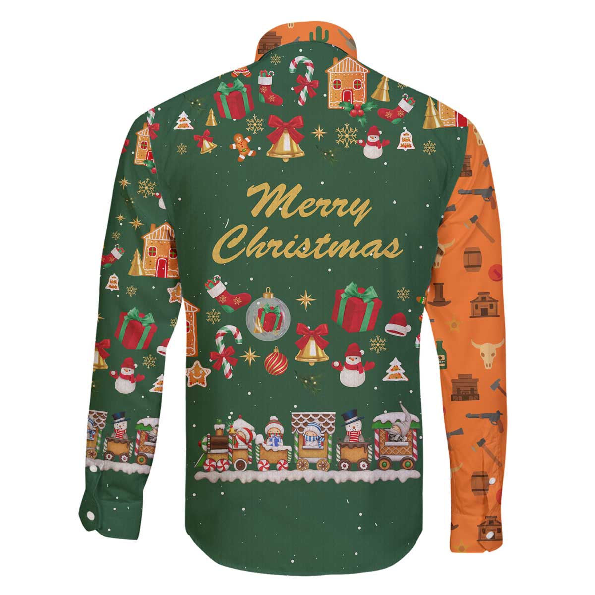 Merry Kiss My Texas Christmas Family Matching Off The Shoulder Long Sleeve Dress and Hawaiian Shirt Xmas Holiday Patterns - Wonder Print Shop