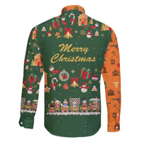 Merry Kiss My Texas Christmas Family Matching Off The Shoulder Long Sleeve Dress and Hawaiian Shirt Xmas Holiday Patterns - Wonder Print Shop