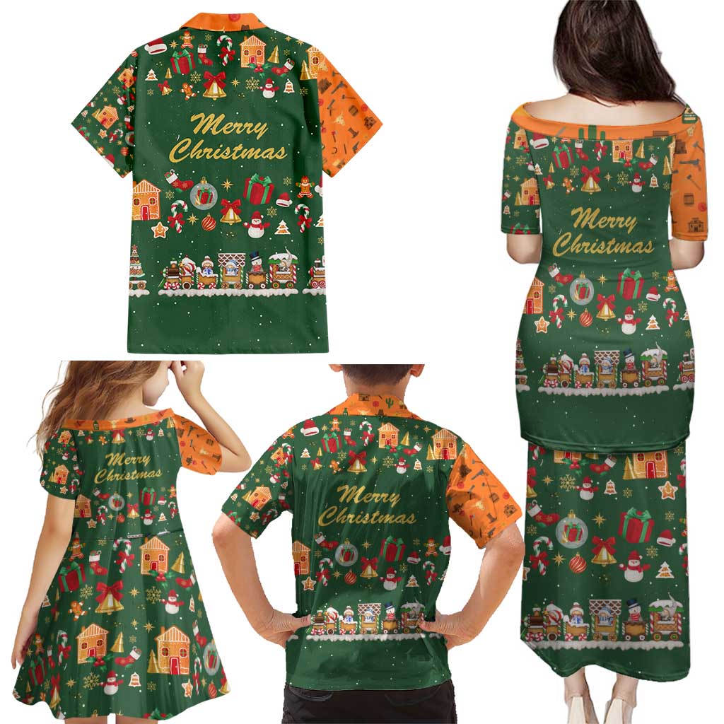 Merry Kiss My Texas Christmas Family Matching Puletasi and Hawaiian Shirt Xmas Holiday Patterns - Wonder Print Shop