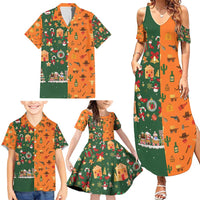 Merry Kiss My Texas Christmas Family Matching Summer Maxi Dress and Hawaiian Shirt Xmas Holiday Patterns - Wonder Print Shop