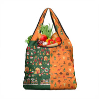 Merry Kiss My Texas Christmas Grocery Bag Xmas Holiday Patterns - Wonder Print Shop