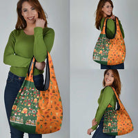Merry Kiss My Texas Christmas Grocery Bag Xmas Holiday Patterns - Wonder Print Shop