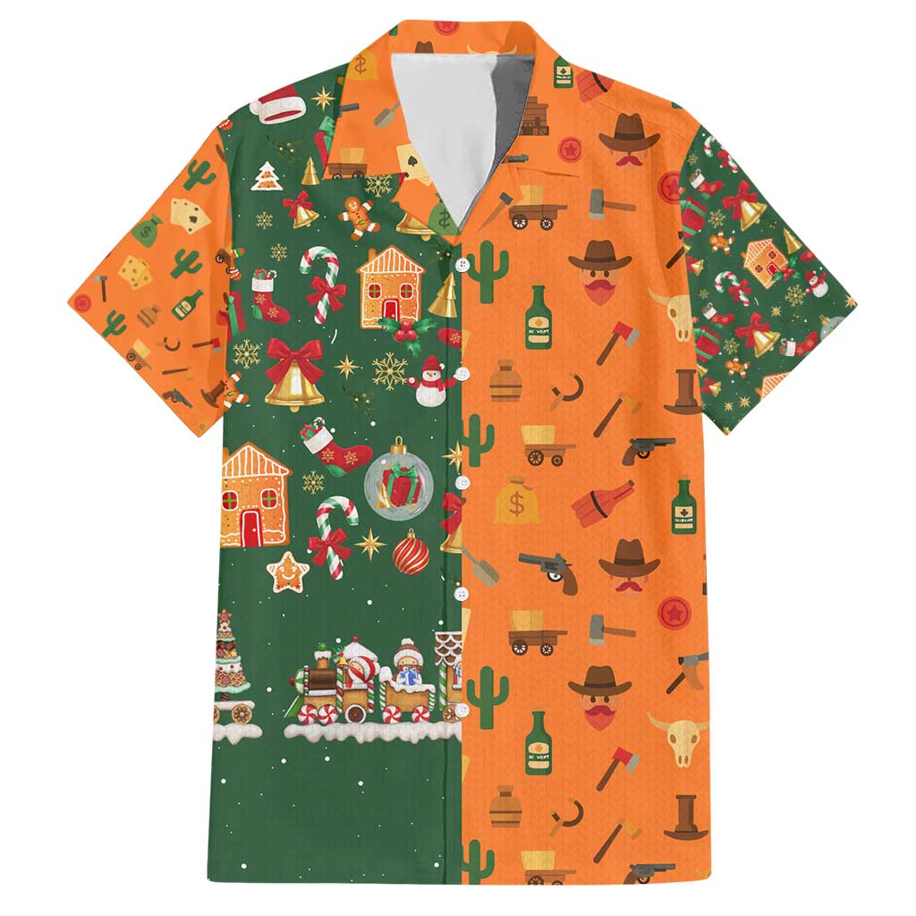 Merry Kiss My Texas Christmas Hawaiian Shirt Xmas Holiday Patterns - Wonder Print Shop
