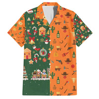 Merry Kiss My Texas Christmas Hawaiian Shirt Xmas Holiday Patterns - Wonder Print Shop