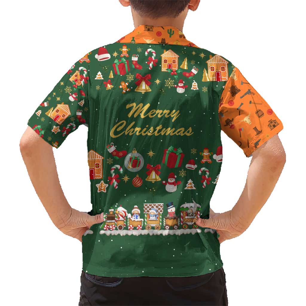 Merry Kiss My Texas Christmas Hawaiian Shirt Xmas Holiday Patterns - Wonder Print Shop