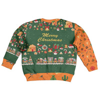 Merry Kiss My Texas Christmas Kid Ugly Christmas Sweater Xmas Holiday Patterns - Wonder Print Shop