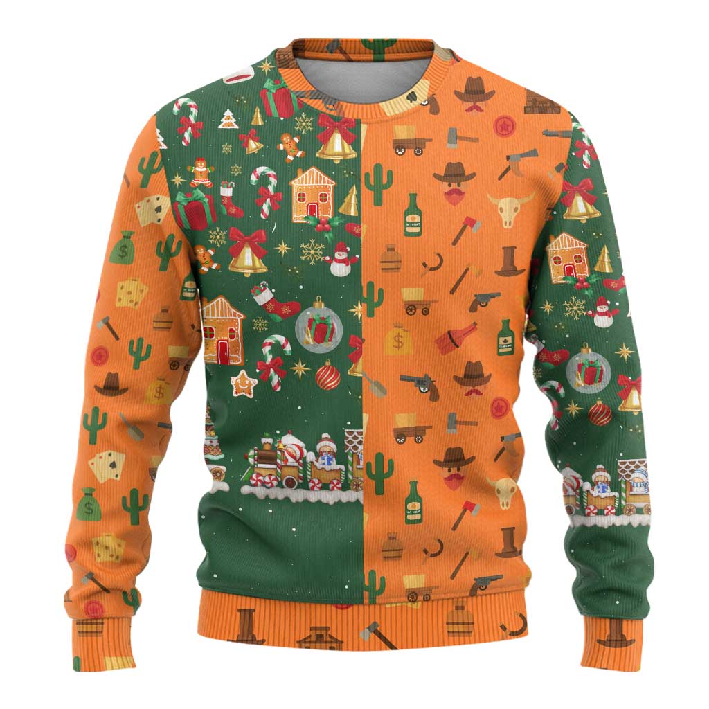 Merry Kiss My Texas Christmas Ugly Christmas Sweater Xmas Holiday Patterns - Wonder Print Shop