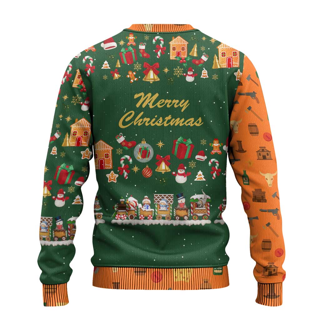 Merry Kiss My Texas Christmas Ugly Christmas Sweater Xmas Holiday Patterns - Wonder Print Shop