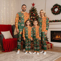 Merry Kiss My Texas Christmas Pajama Set Xmas Holiday Patterns - Wonder Print Shop