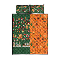 Merry Kiss My Texas Christmas Quilt Bed Set Xmas Holiday Patterns - Wonder Print Shop