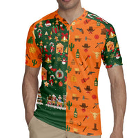 Merry Kiss My Texas Christmas Rugby Jersey Xmas Holiday Patterns - Wonder Print Shop