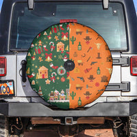 Merry Kiss My Texas Christmas Spare Tire Cover Xmas Holiday Patterns - Wonder Print Shop