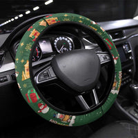 Merry Kiss My Texas Christmas Steering Wheel Cover Xmas Holiday Patterns - Wonder Print Shop