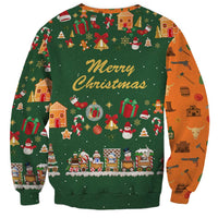 Merry Kiss My Texas Christmas Sweatshirt Xmas Holiday Patterns - Wonder Print Shop