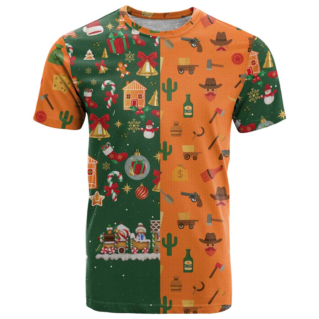 Merry Kiss My Texas Christmas T Shirt Xmas Holiday Patterns - Wonder Print Shop