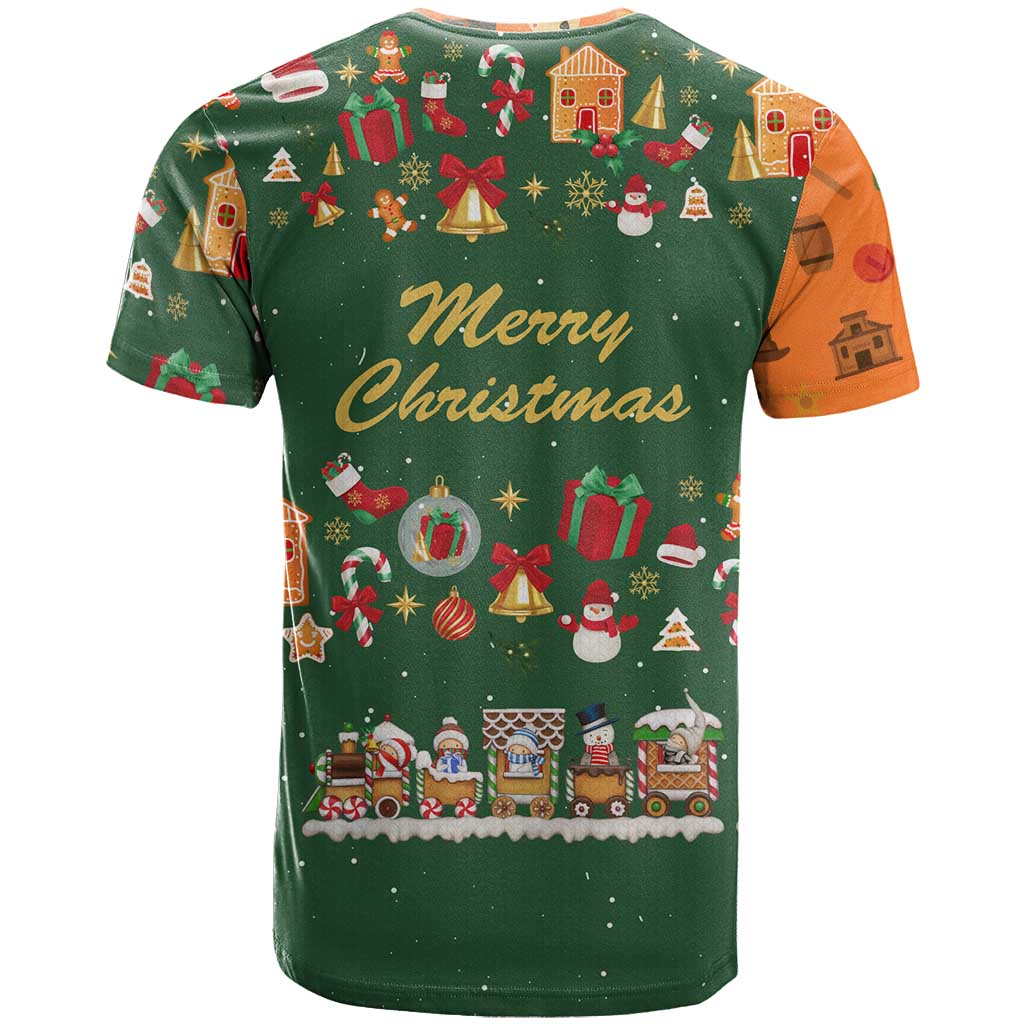 Merry Kiss My Texas Christmas T Shirt Xmas Holiday Patterns - Wonder Print Shop