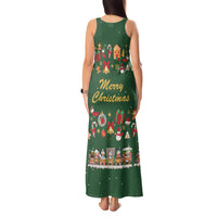 Merry Kiss My Texas Christmas Tank Maxi Dress Xmas Holiday Patterns - Wonder Print Shop