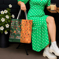 Merry Kiss My Texas Christmas Tote Bag Xmas Holiday Patterns - Wonder Print Shop