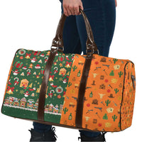 Merry Kiss My Texas Christmas Travel Bag Xmas Holiday Patterns - Wonder Print Shop