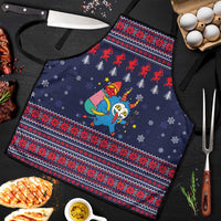 Merry Krampus Christmas Apron Xmas Holiday Patterns - Wonder Print Shop