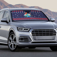 Merry Krampus Christmas Auto Sun Shade Xmas Holiday Patterns - Wonder Print Shop