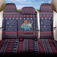 Merry Krampus Christmas Back Car Seat Cover Xmas Holiday Patterns - Wonder Print Shop
