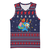 Merry Krampus Christmas Basketball Jersey Xmas Holiday Patterns - Wonder Print Shop