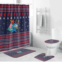 Merry Krampus Christmas Bathroom Set Xmas Holiday Patterns - Wonder Print Shop