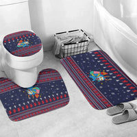 Merry Krampus Christmas Bathroom Set Xmas Holiday Patterns - Wonder Print Shop