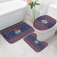 Merry Krampus Christmas Bathroom Set Xmas Holiday Patterns - Wonder Print Shop