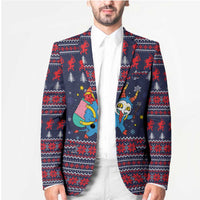 Merry Krampus Christmas Blazer Xmas Holiday Patterns - Wonder Print Shop