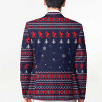 Merry Krampus Christmas Blazer Xmas Holiday Patterns - Wonder Print Shop