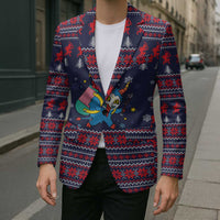 Merry Krampus Christmas Blazer Xmas Holiday Patterns - Wonder Print Shop