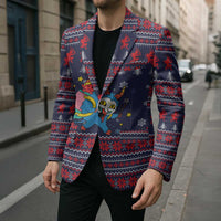 Merry Krampus Christmas Blazer Xmas Holiday Patterns - Wonder Print Shop