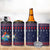 Merry Krampus Christmas 4 in 1 Can Cooler Tumbler Xmas Holiday Patterns - Wonder Print Shop