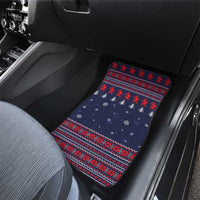 Merry Krampus Christmas Car Mats Xmas Holiday Patterns - Wonder Print Shop