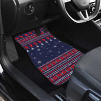 Merry Krampus Christmas Car Mats Xmas Holiday Patterns - Wonder Print Shop