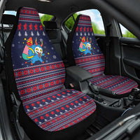 Merry Krampus Christmas Car Seat Cover Xmas Holiday Patterns - Wonder Print Shop