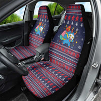Merry Krampus Christmas Car Seat Cover Xmas Holiday Patterns - Wonder Print Shop