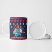 Merry Krampus Christmas Ceramic Mug Xmas Holiday Patterns - Wonder Print Shop