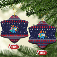 Merry Krampus Christmas Ceramic Ornament Xmas Holiday Patterns - Wonder Print Shop