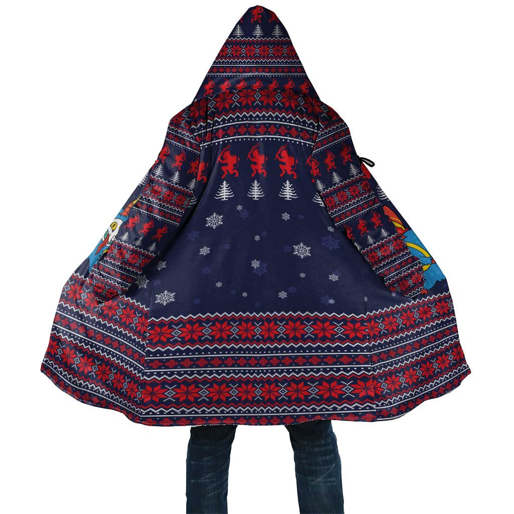 Merry Krampus Christmas Cloak Xmas Holiday Patterns - Wonder Print Shop